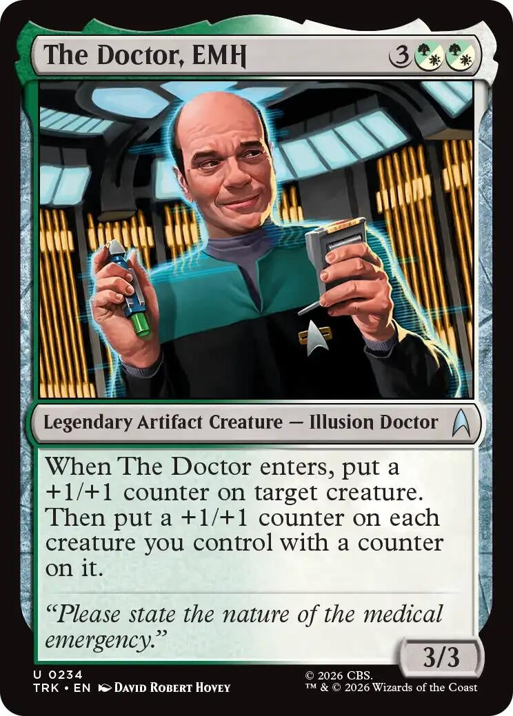 The Doctor, EMH (234) (TRK)