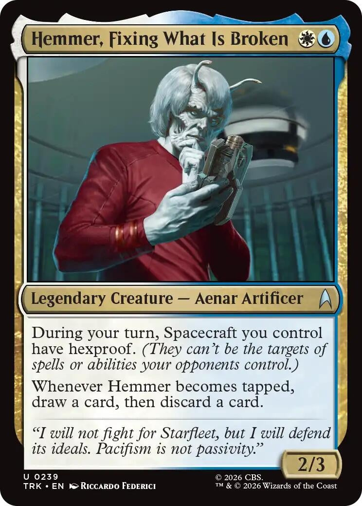Hemmer, Fixing What Is Broken (239) (TRK)