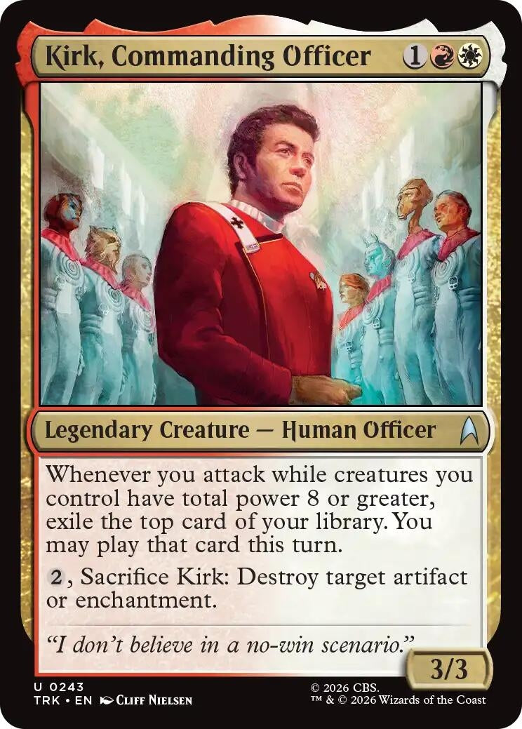 Kirk, Commanding Officer (243) (TRK)