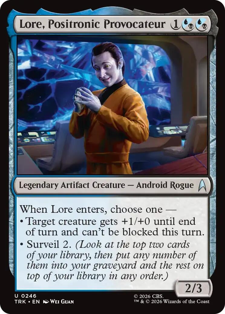 Lore, Positronic Provocateur (246) (TRK)