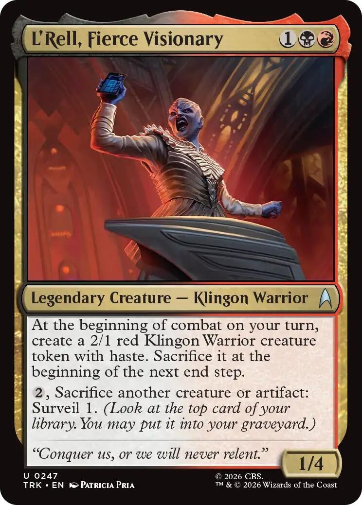 Image for L'Rell, Fierce Visionary (247) (TRK) - Magic: The Gathering