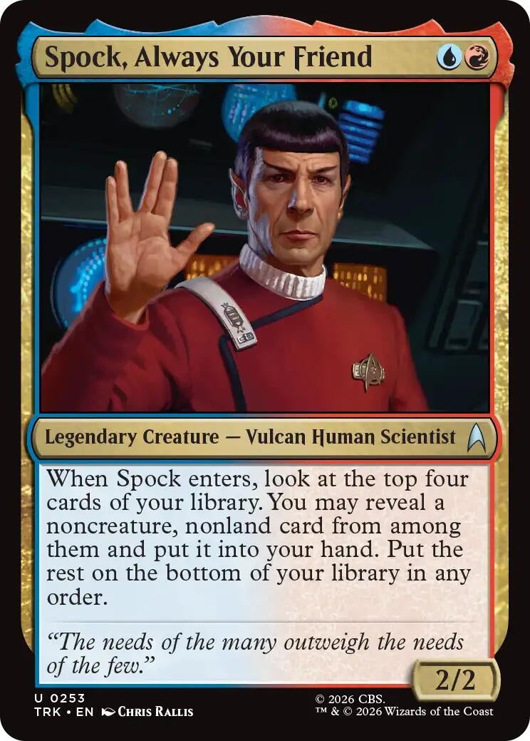 Spock, Always Your Friend (253) (TRK)