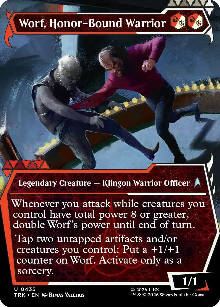 Worf, Honor-Bound Warrior (Showcase) (0435) (435) (TRK)