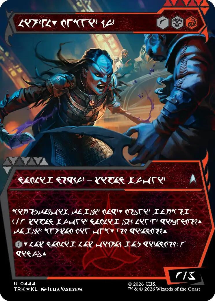 L'Rell, Fierce Visionary (Showcase) (Klingon) (444) (TRK)