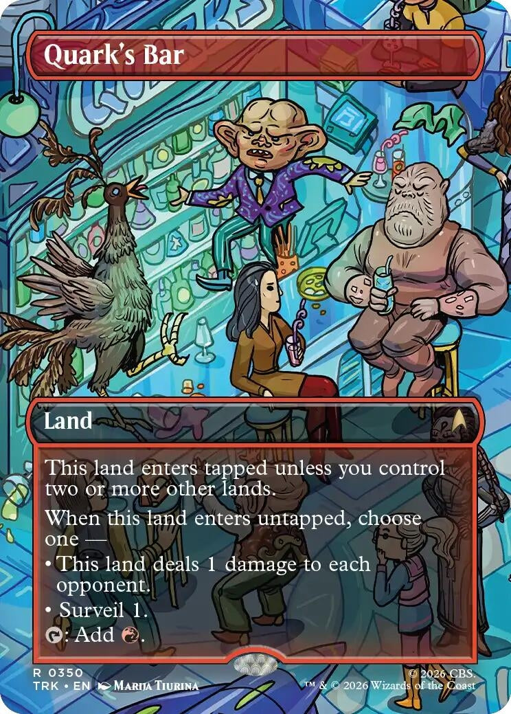 Quark's Bar (Borderless) (0350) (350) (TRK)