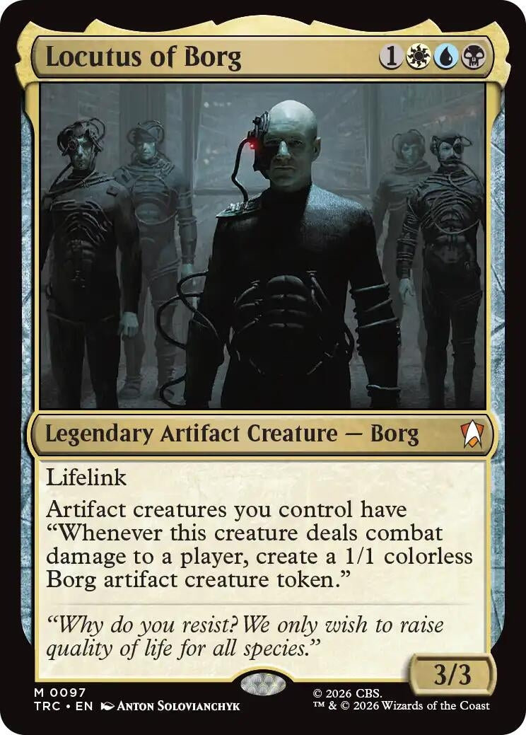 Locutus of Borg (Surge Foil) (97) (TRC)