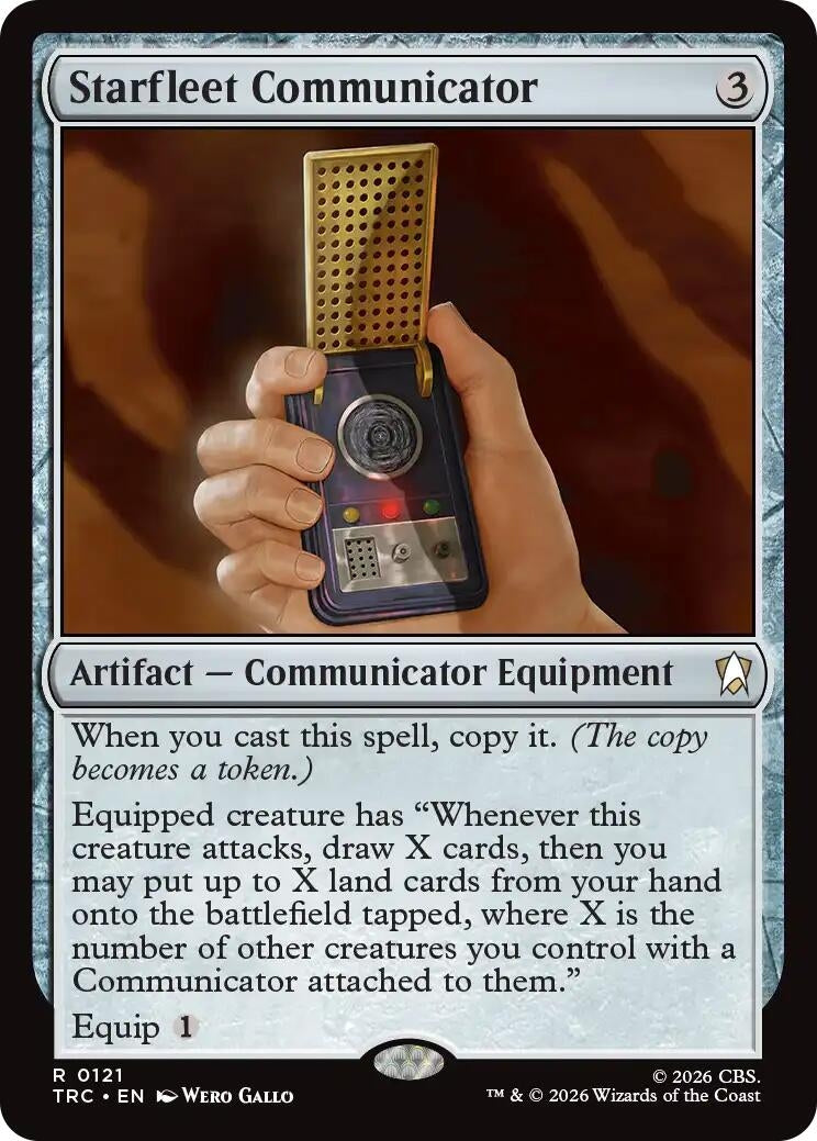 Starfleet Communicator (121) (TRC)