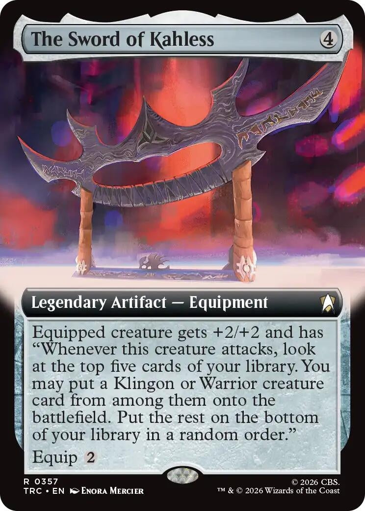 The Sword of Kahless (Extended Art) (357) (TRC)