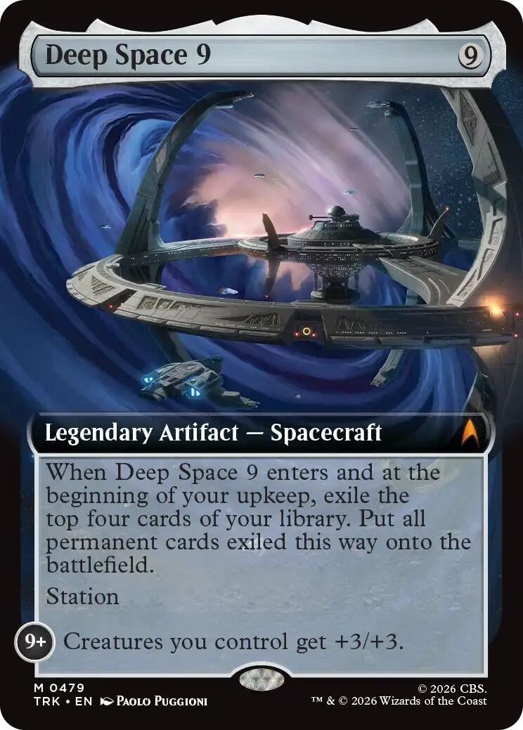 Image for Deep Space 9 (Extended Art) (479) (TRK) - Magic: The Gathering