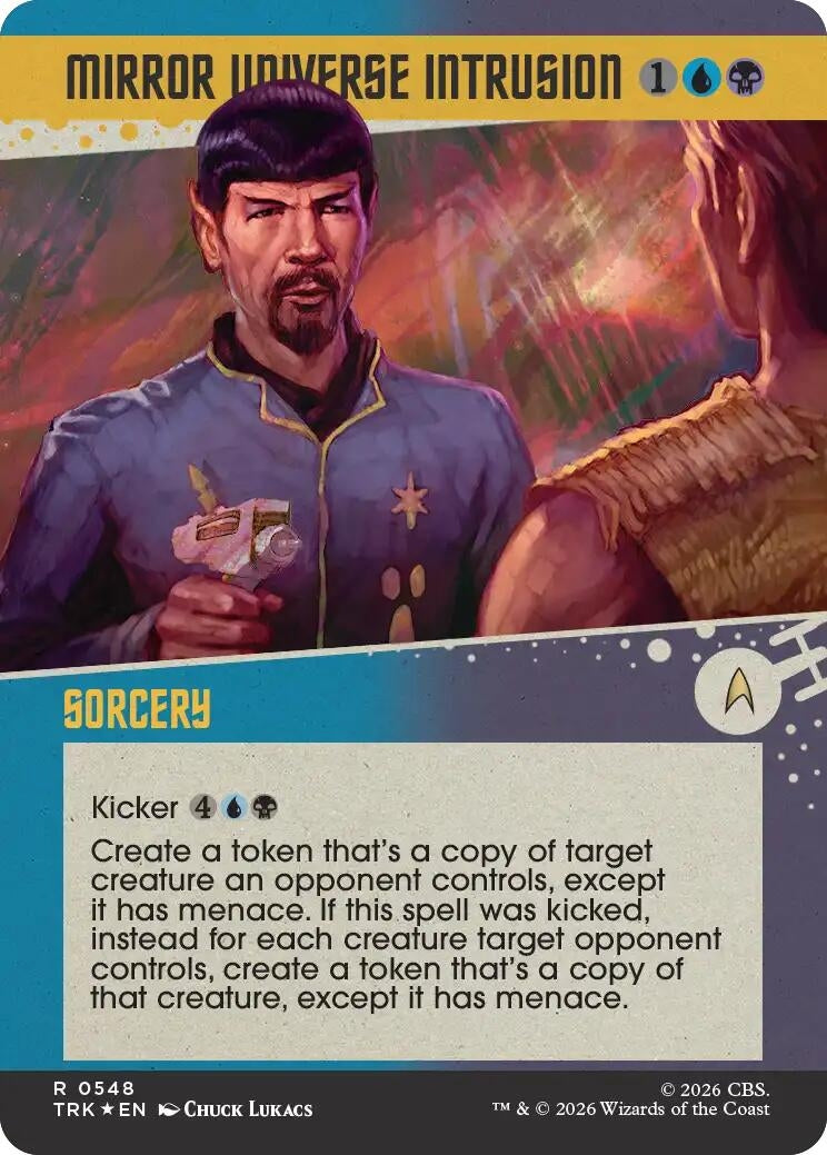 Mirror Universe Intrusion (Showcase) (Surge Foil) (548) (TRK)