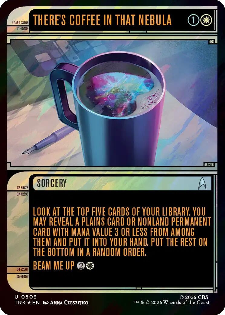 Image for There's Coffee in that Nebula (Showcase) (Surge Foil) (503) (TRK) - Magic: The Gathering