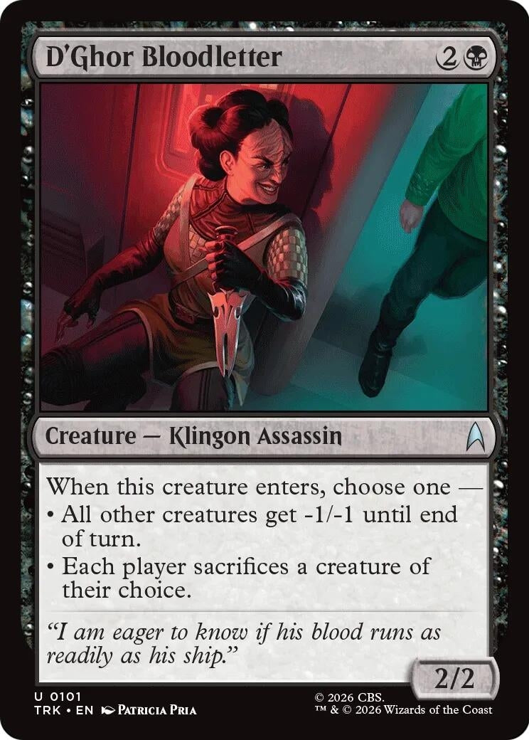 D'Ghor Bloodletter (101) (TRK)