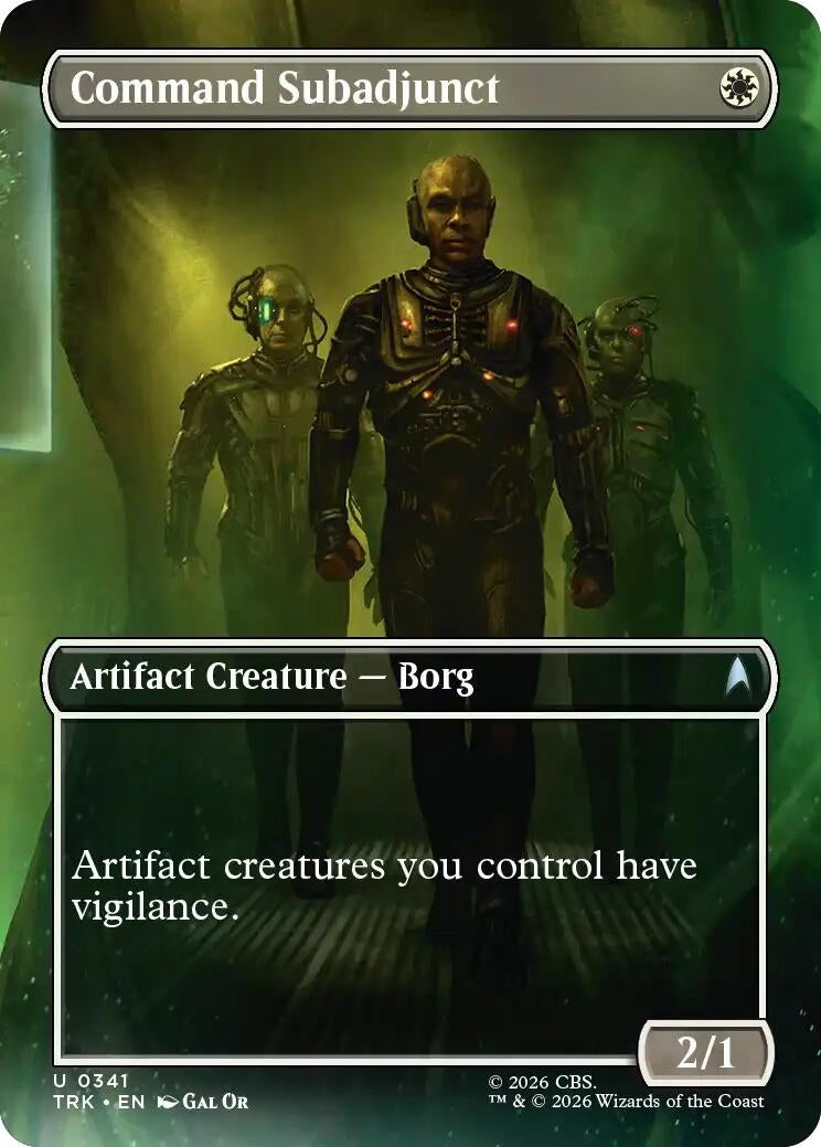 Command Subadjunct (Borderless) (341) (TRK)