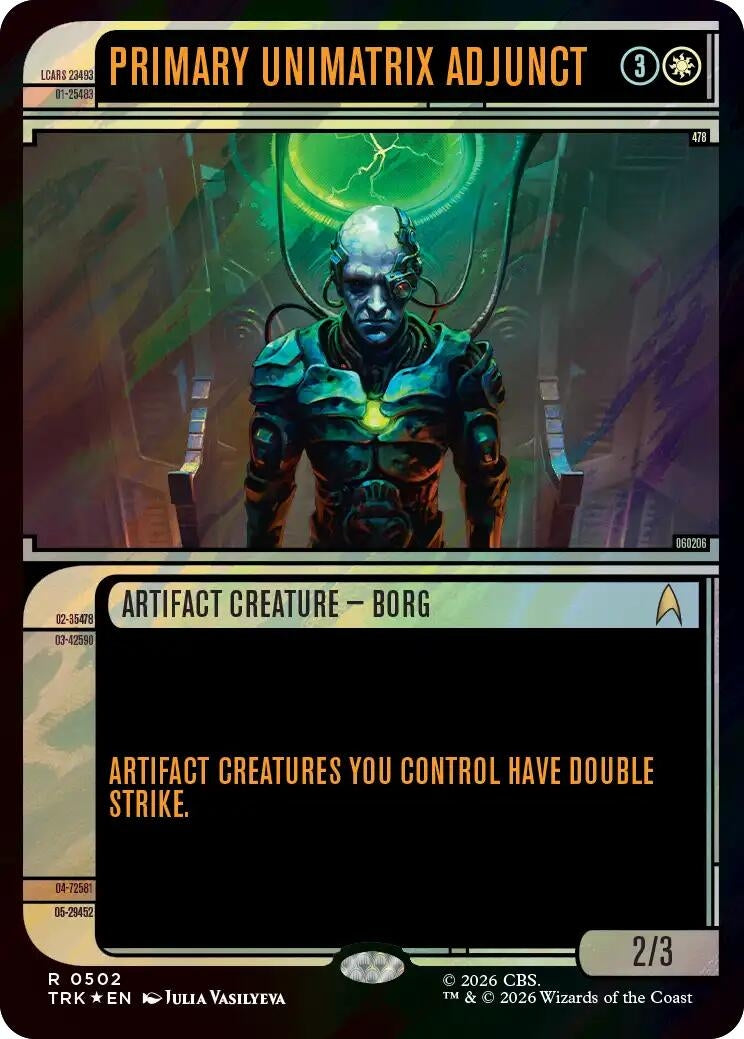 Primary Unimatrix Adjunct (Showcase) (Surge Foil) (502) (TRK)