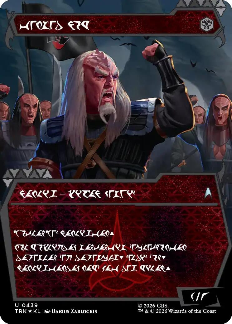 Storied Veteran (Showcase) (Klingon) (439) (TRK)