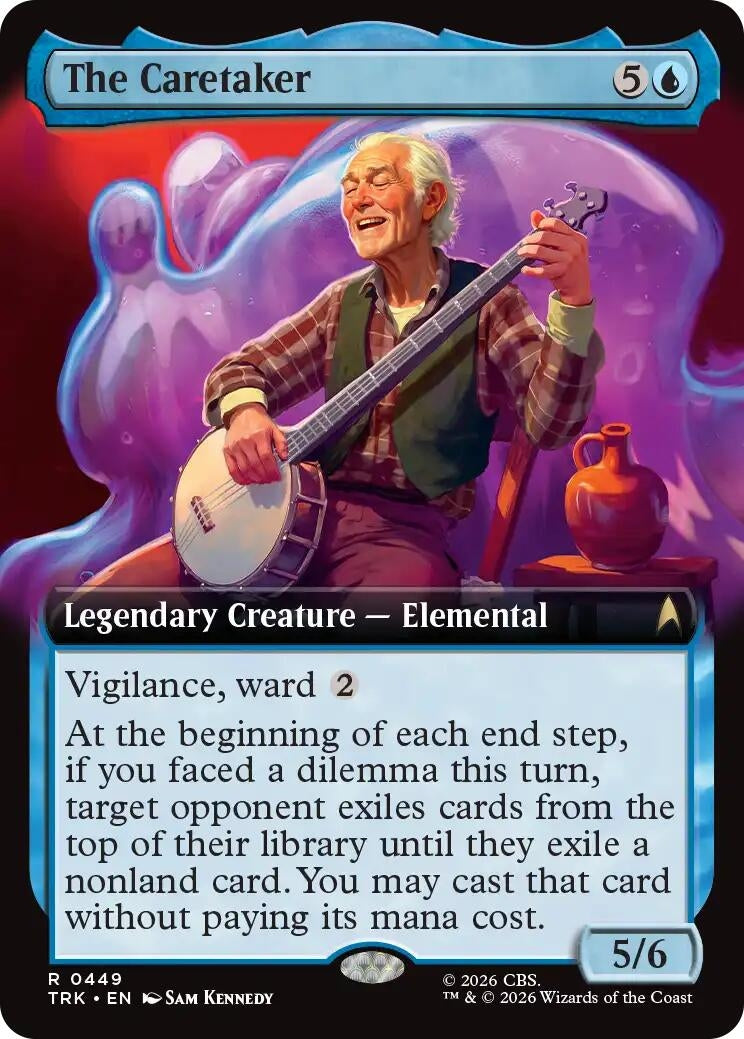 Image for The Caretaker (Extended Art) (449) (TRK) - Magic: The Gathering