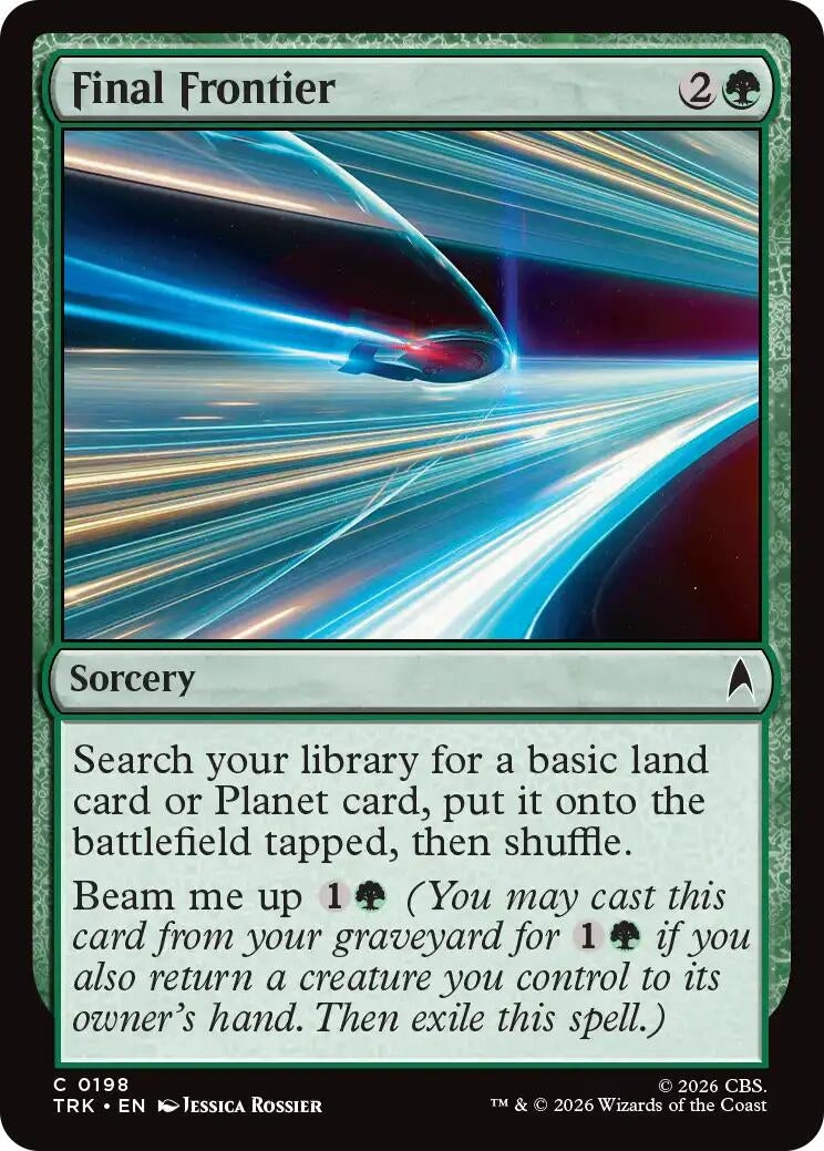 Image for Final Frontier (198) (TRK) - Magic: The Gathering