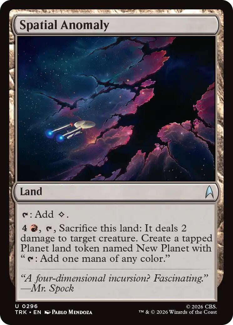 Image for Spatial Anomaly (296) (TRK) - Magic: The Gathering