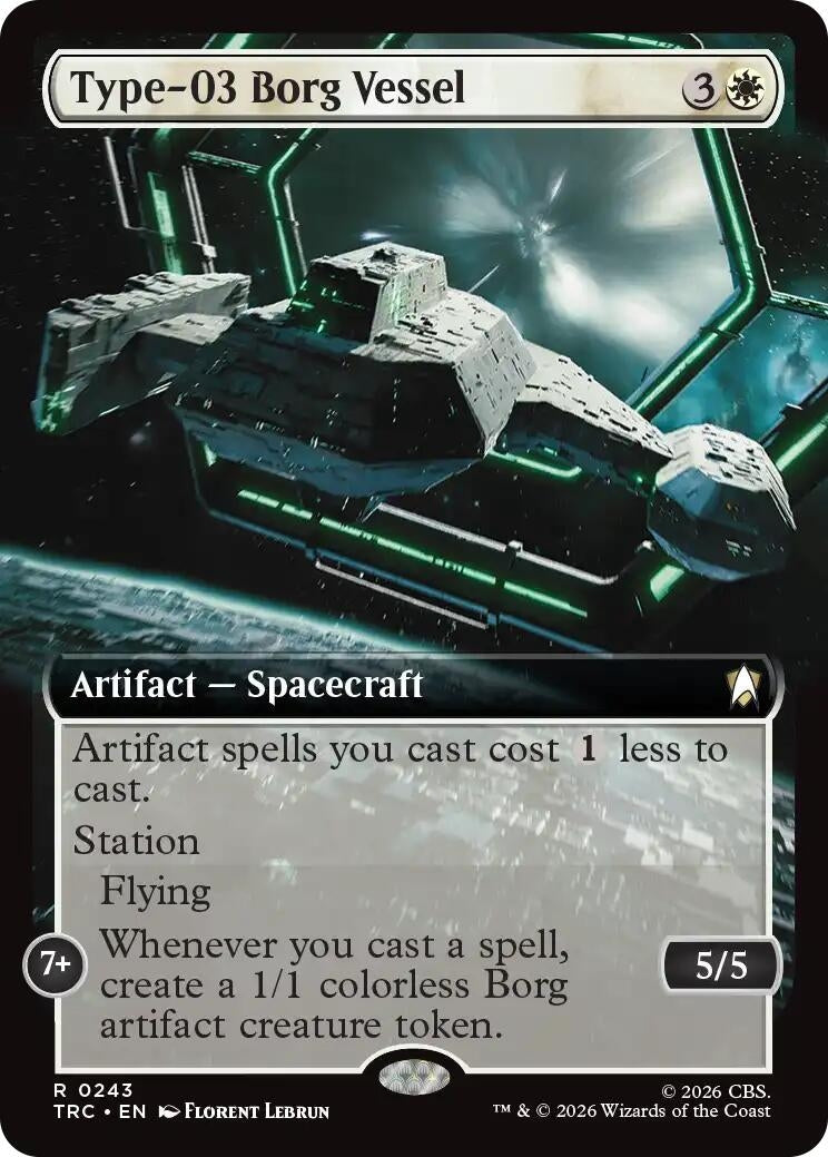 Type-03 Borg Vessel (Extended Art) (243) (TRC)