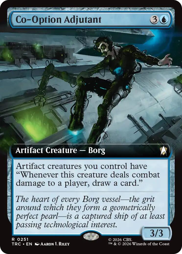 Image for Co-Option Adjutant (Extended Art) (251) (TRC) - Magic: The Gathering
