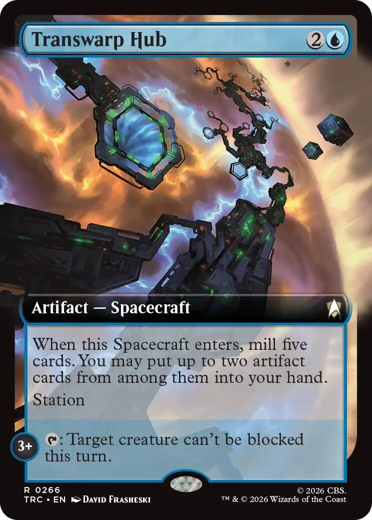 Transwarp Hub (Extended Art) (266) (TRC)