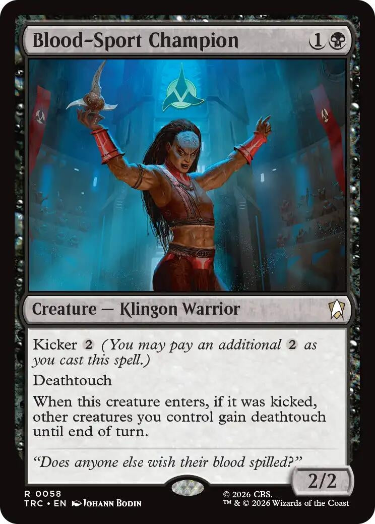 Blood-Sport Champion (Surge Foil) (TRC)