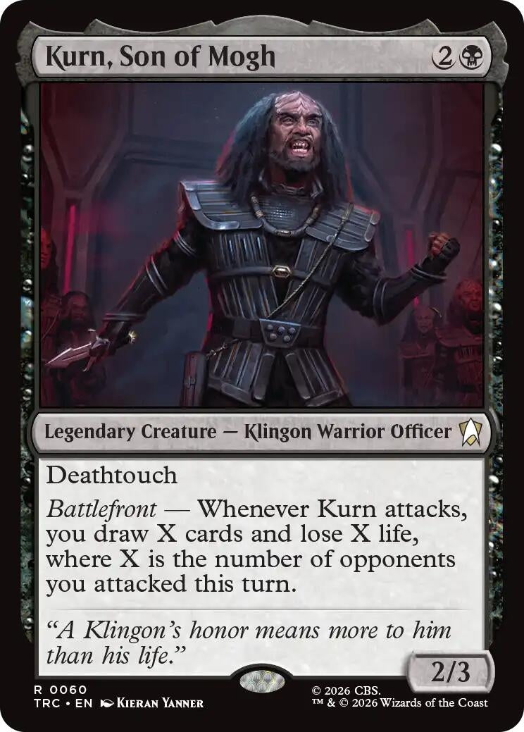 Kurn, Son of Mogh (Surge Foil) (TRC)