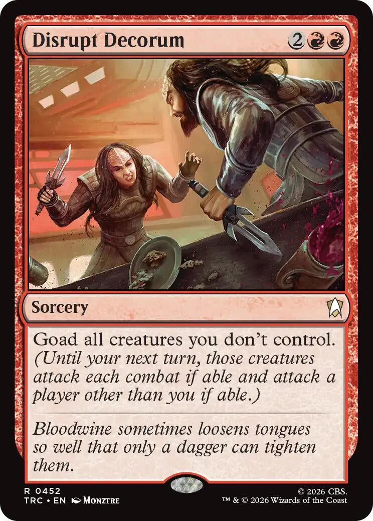 Image for Disrupt Decorum (TRC) - Magic: The Gathering