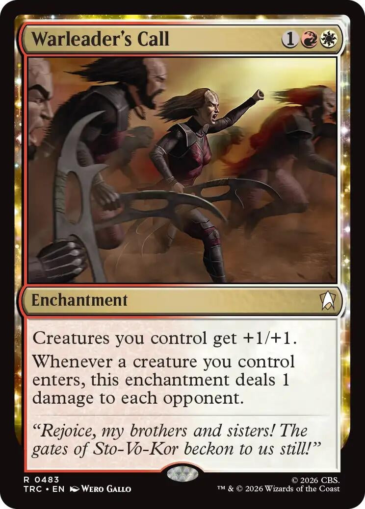 Image for Warleader's Call (TRC) - Magic: The Gathering