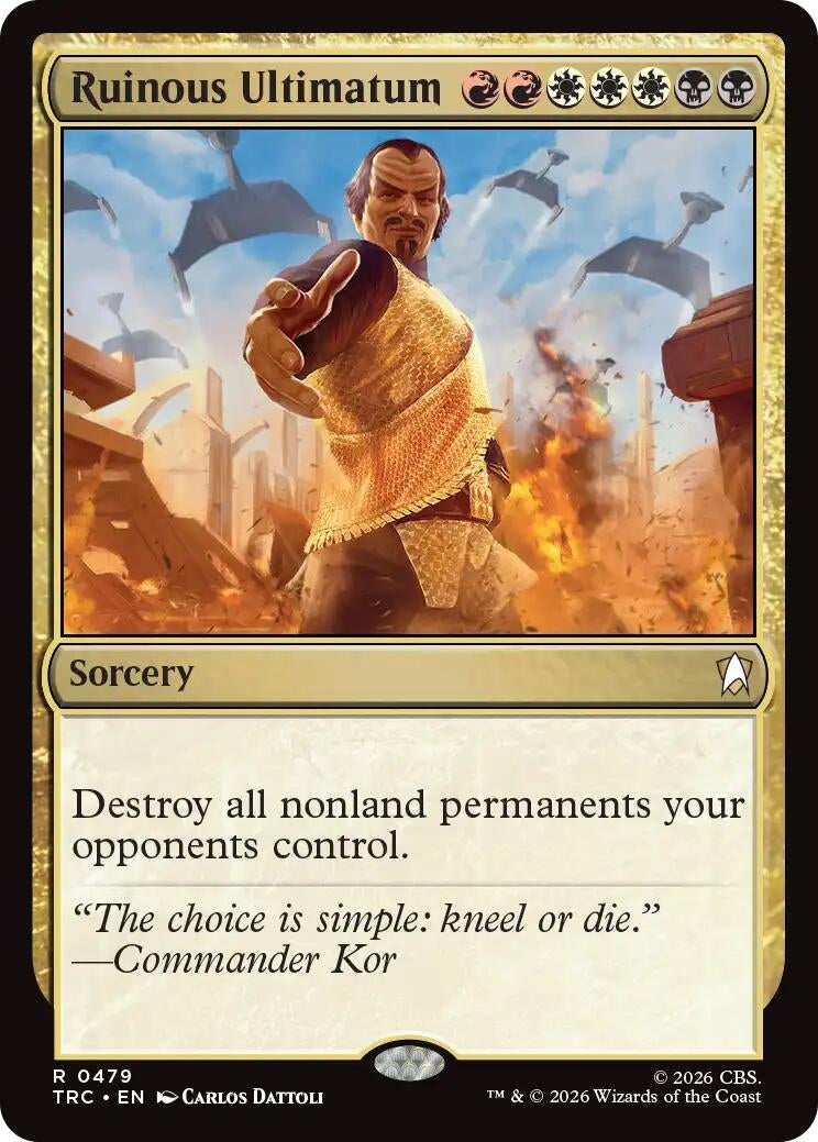 Image for Ruinous Ultimatum (Surge Foil) (TRC) - Magic: The Gathering