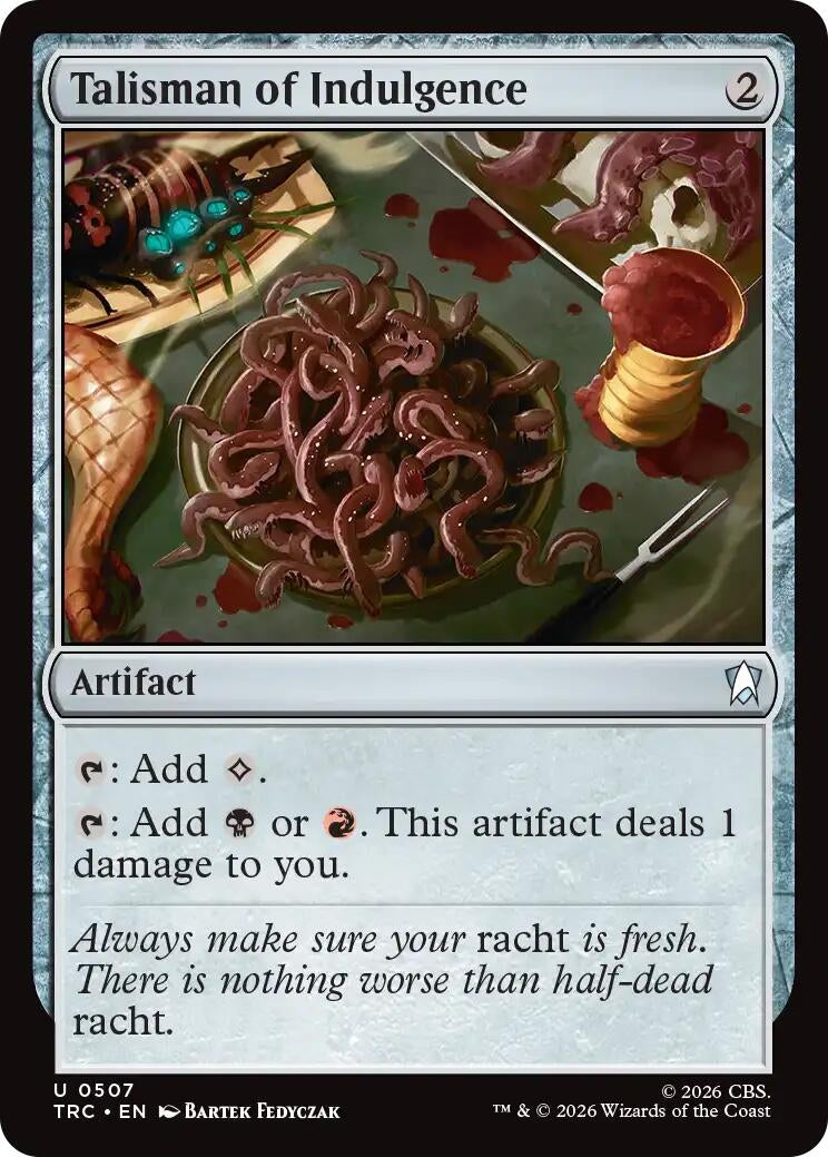 Talisman of Indulgence (Surge Foil) (TRC)