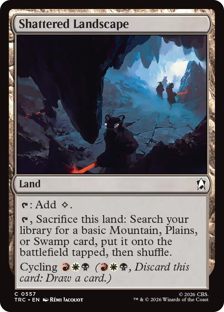 Shattered Landscape (Surge Foil) (TRC)