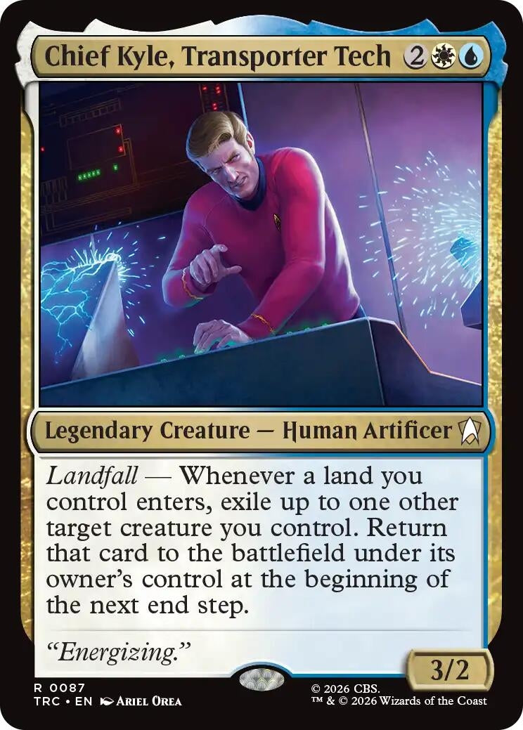 Chief Kyle, Transporter Tech (Surge Foil) (87) (TRC)