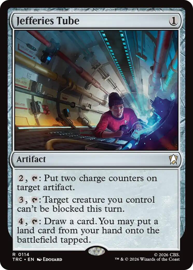 Image for Jefferies Tube (Surge Foil) (114) (TRC) - Magic: The Gathering
