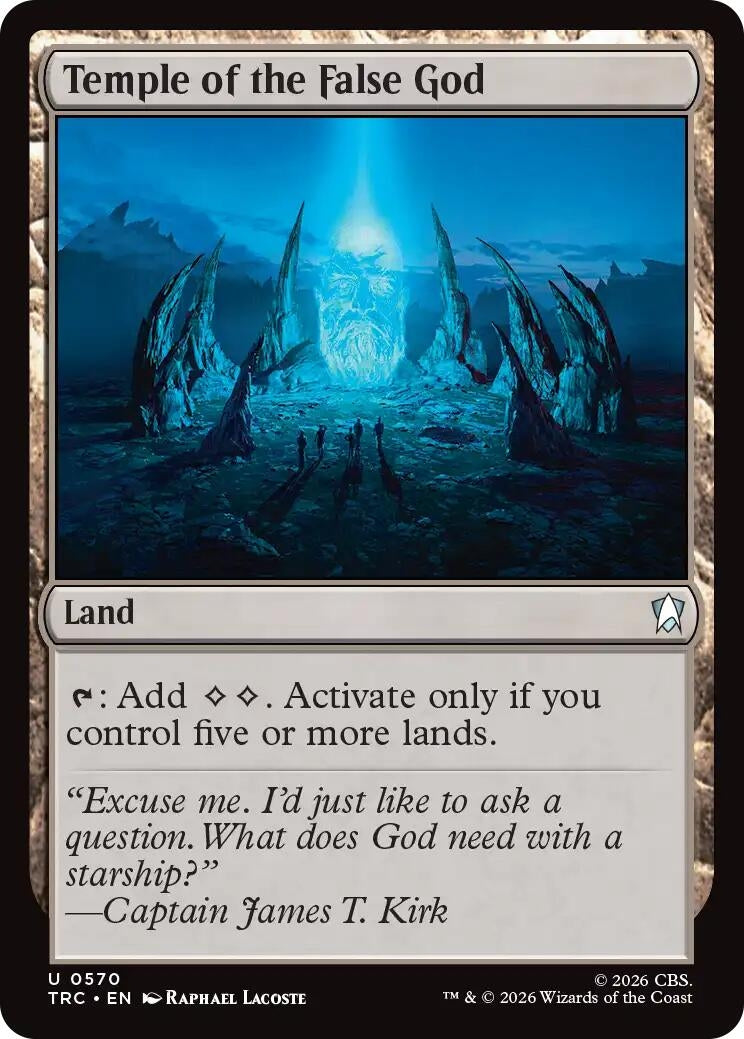 Temple of the False God (570) (TRC)