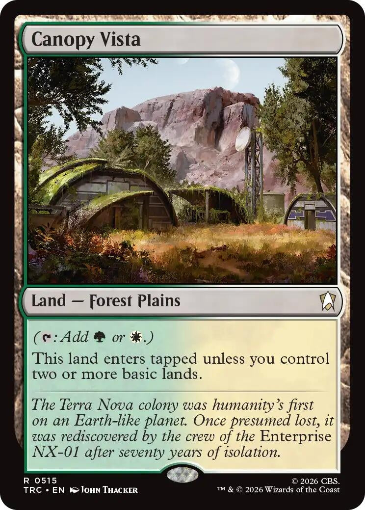 Canopy Vista (Surge Foil) (515) (TRC)