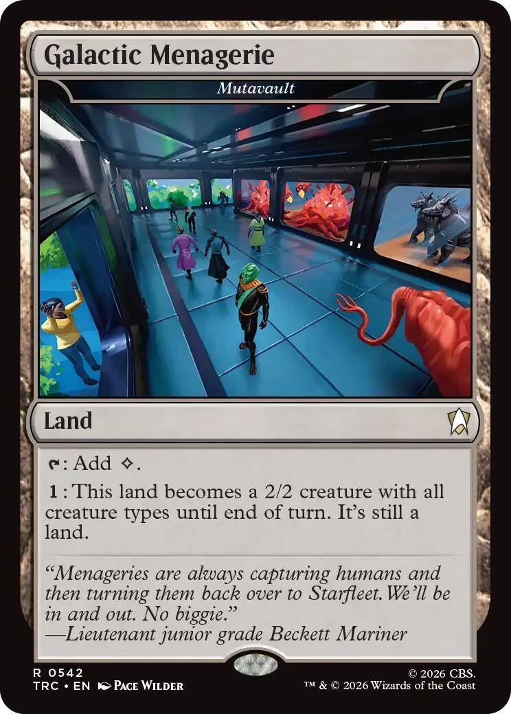 Galactic Menagerie - Mutavault (Surge Foil) (542) (TRC)