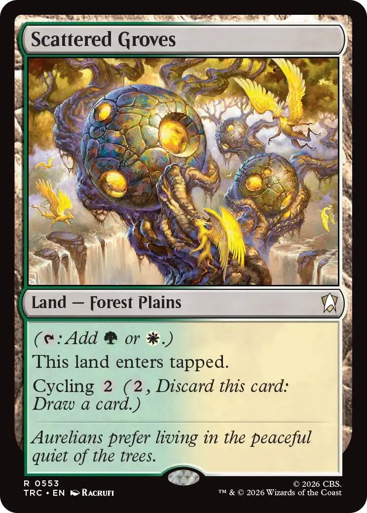Image for Scattered Groves (Surge Foil) (553) (TRC) - Magic: The Gathering