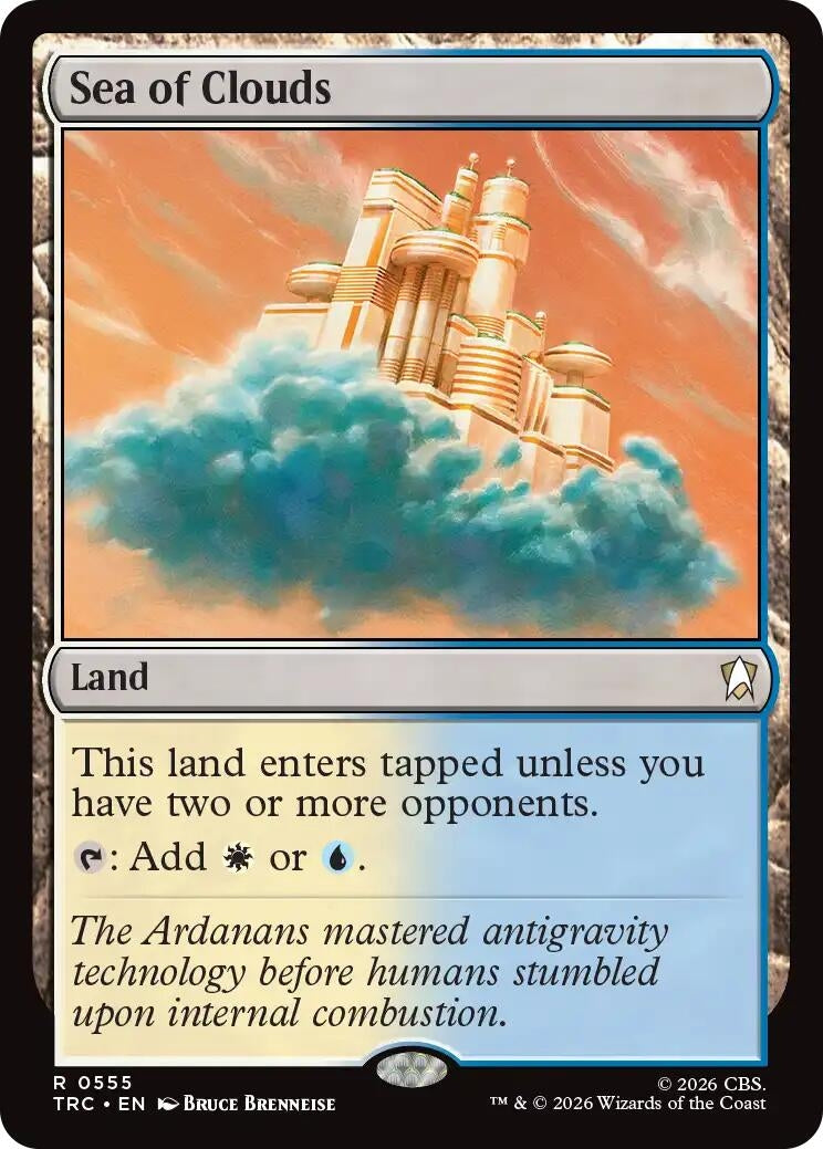 Sea of Clouds (Surge Foil) (555) (TRC)