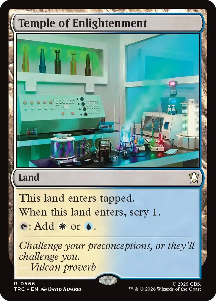 Image for Temple of Enlightenment (Surge Foil) (566) (TRC) - Magic: The Gathering