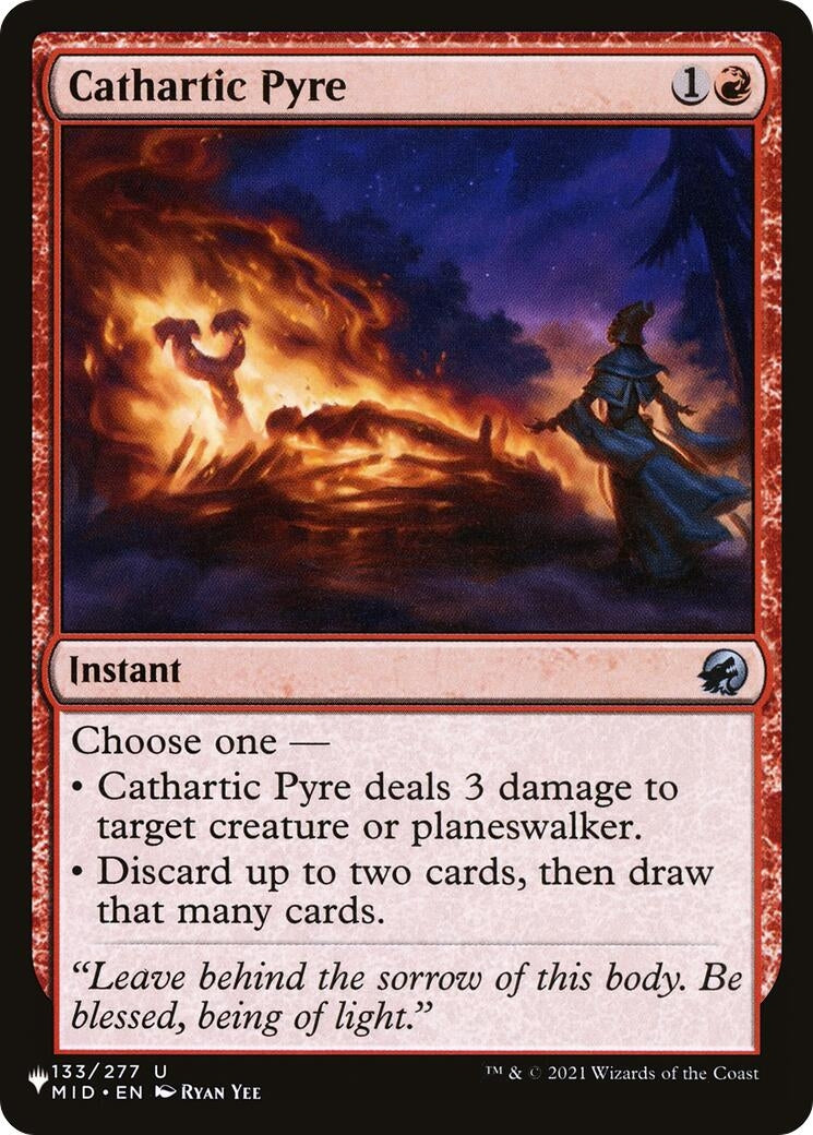 Cathartic Pyre (LIST)