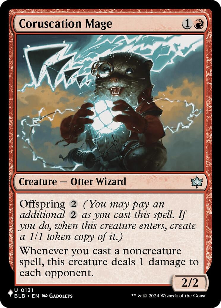 Image for Coruscation Mage (LIST) - Magic: The Gathering