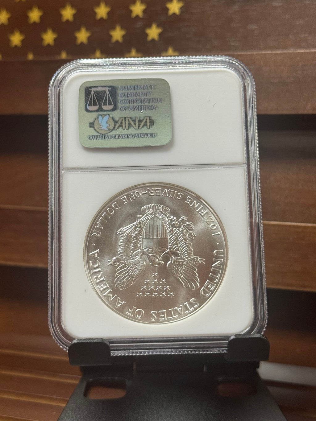 1987 American Silver Eagle – NGC MS69