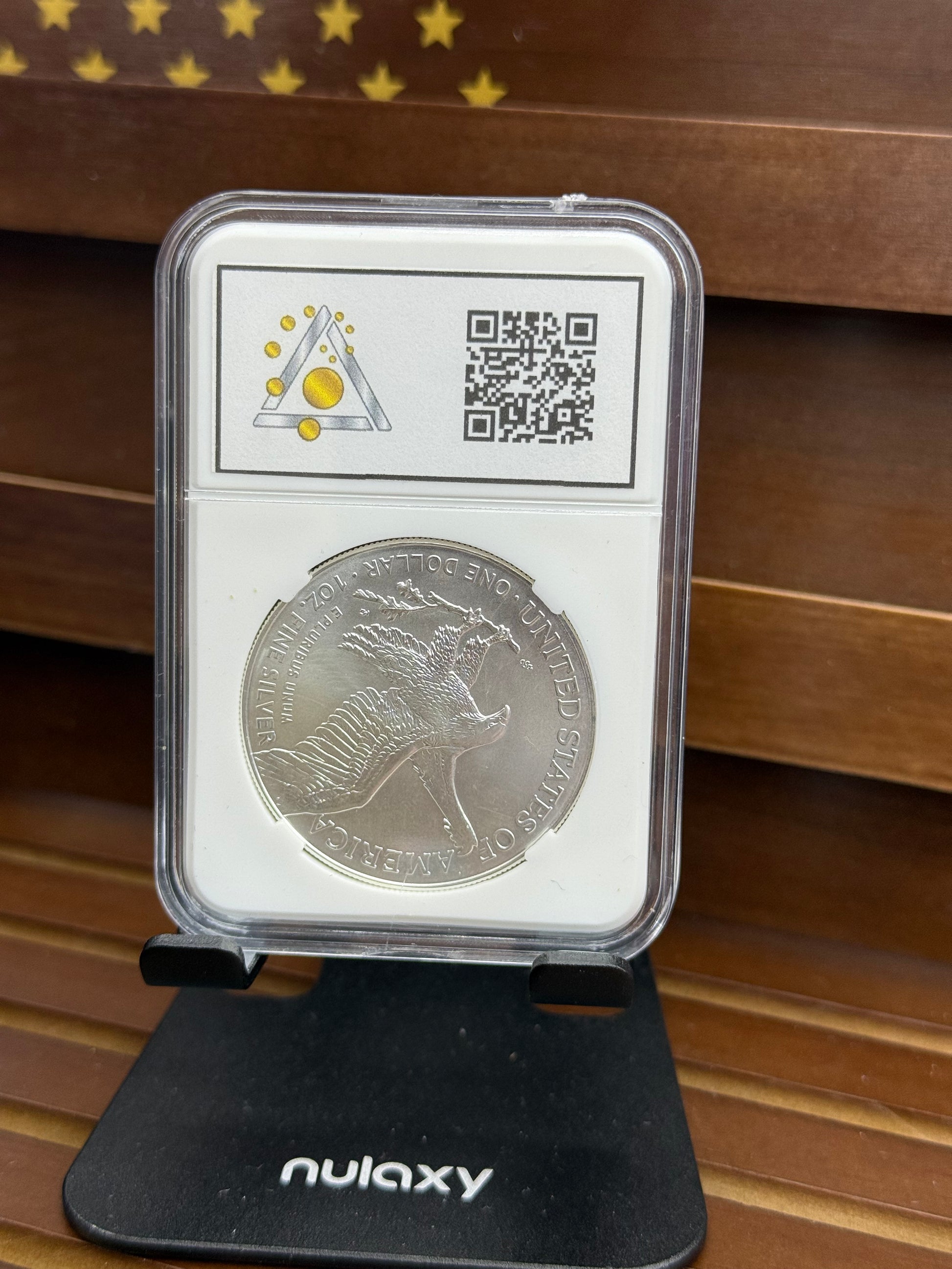 2025 American Silver Eagle – 1 oz .999 Fine Silver – TGS Slab