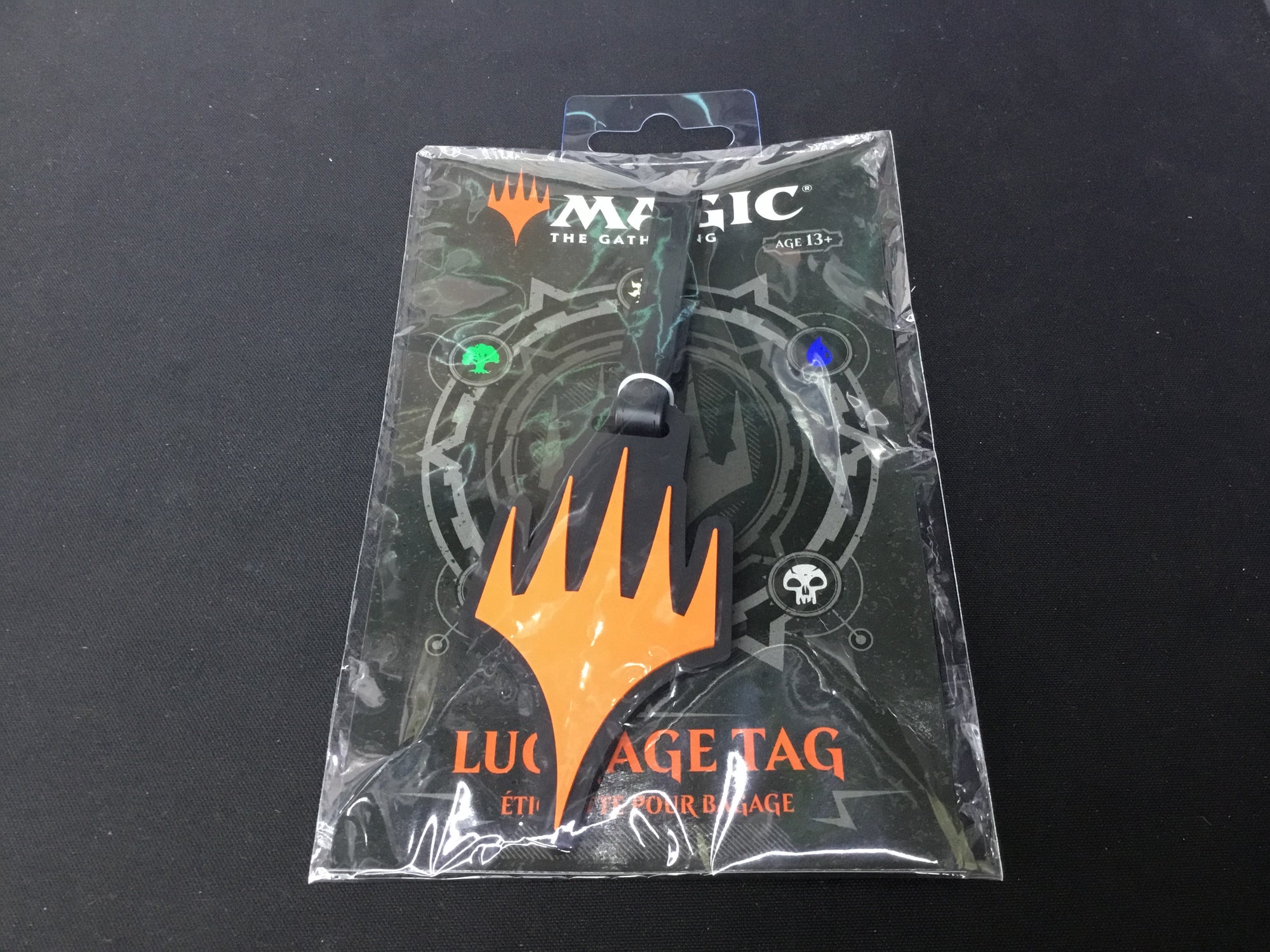 Magic The Gathering Planeswalker Symbol Black Luggage Bag Tag