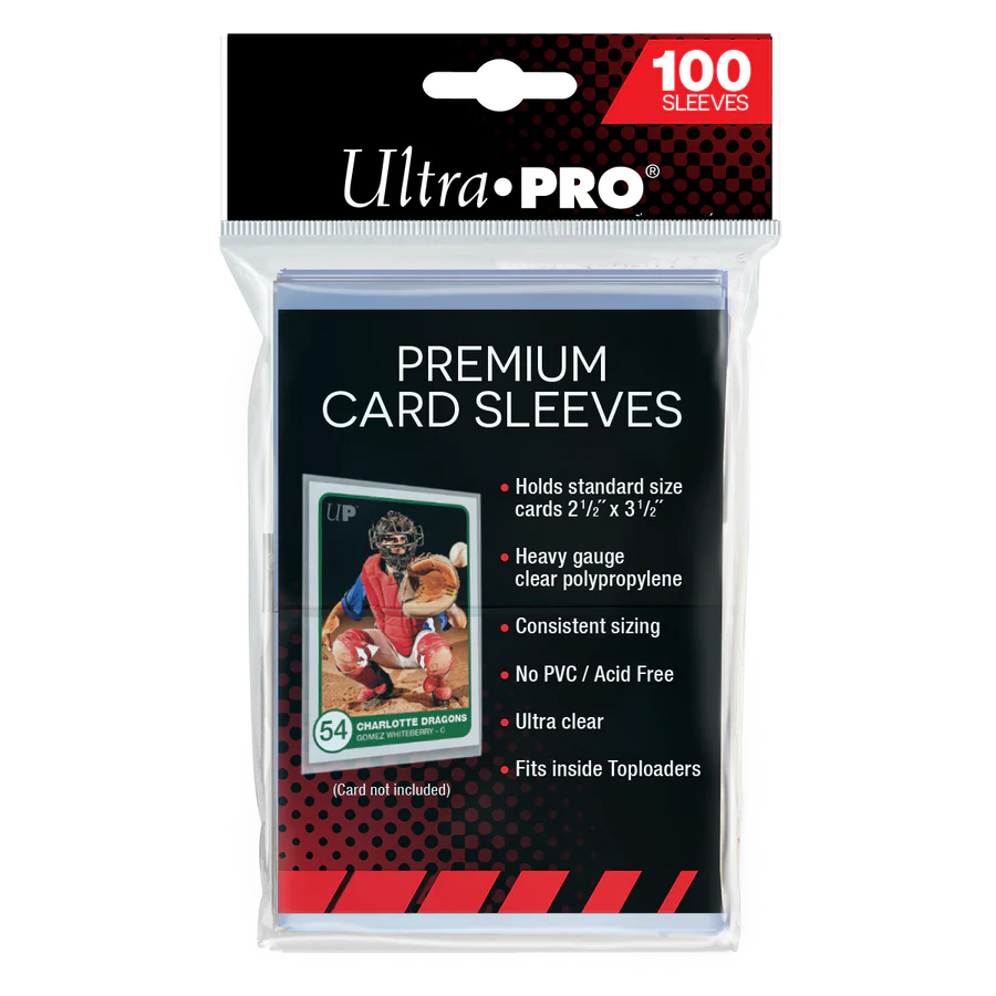 UltrapPro 2.5" x 3.5" Premium Card Sleeves (100ct)