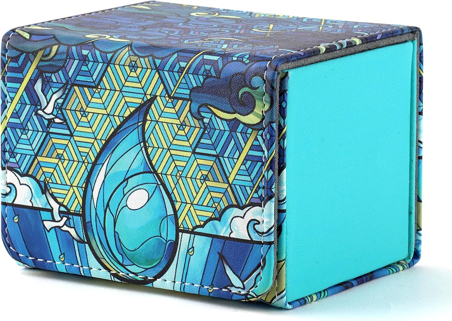 MTGPRO PU Leather Magnetic Deck Box Holds 120+ Sleeved Cards
