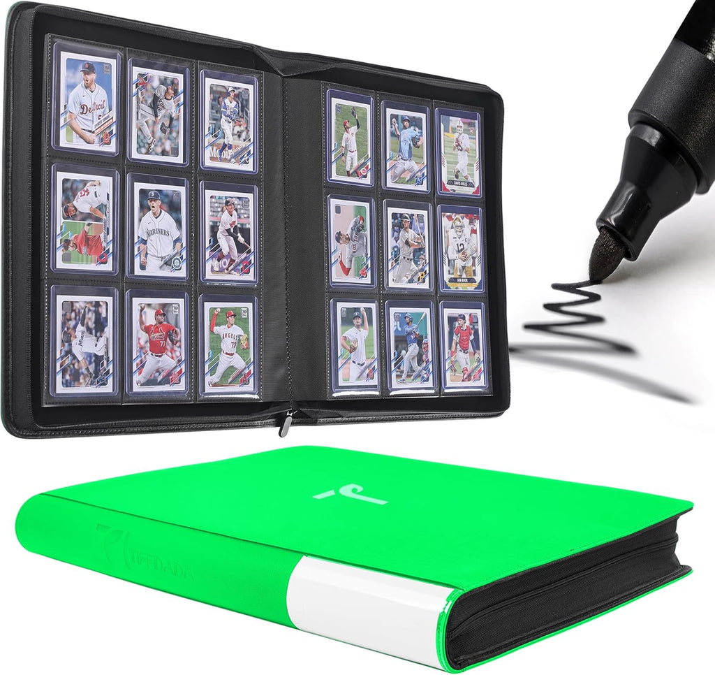Top Loader Binder, 9 Pocket, Holds Up to 360 3" x 4" Toploader