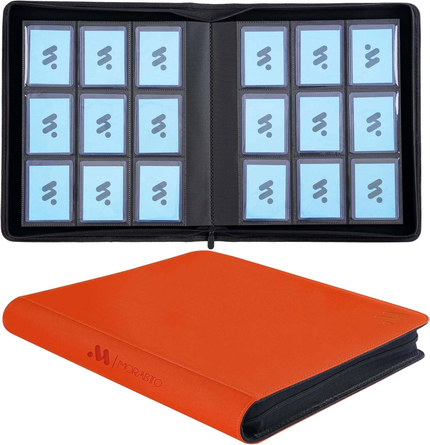 Morabto 9 Pocket Top Loader Binder - Holds 324 cards