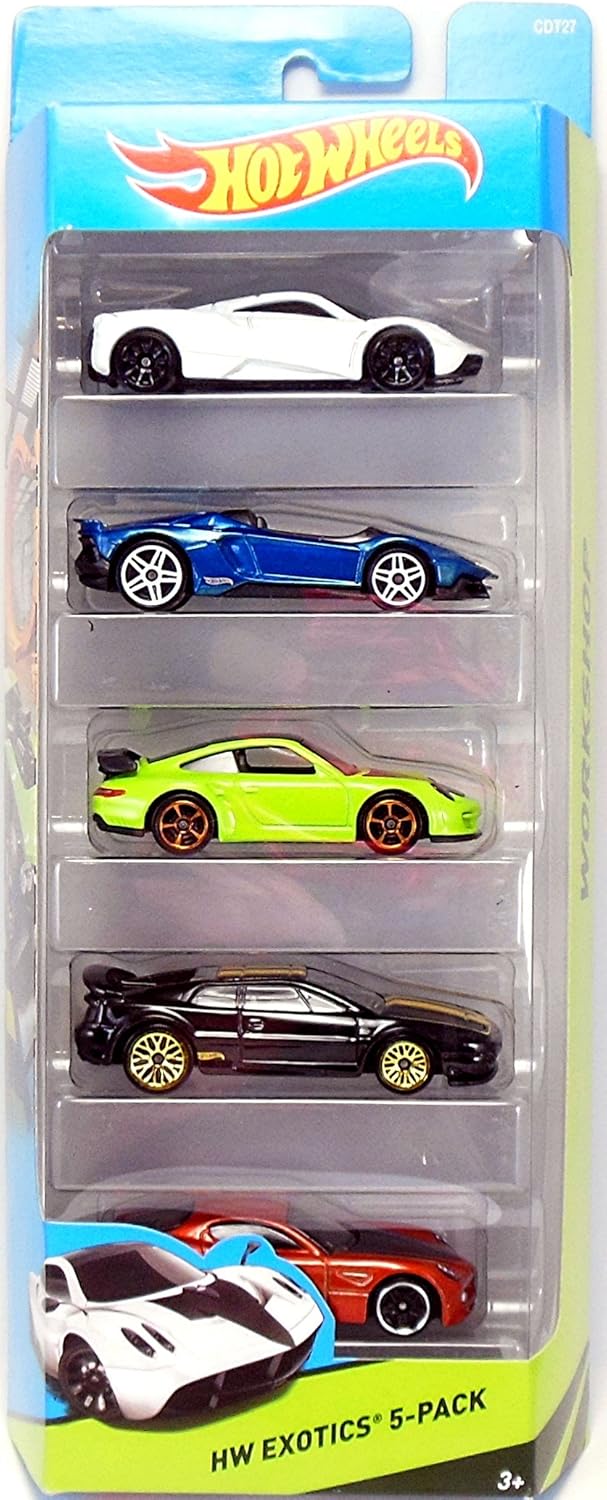 The Hot Wheels HW Exotics 5 Pack Workshop CDT27 from 2015